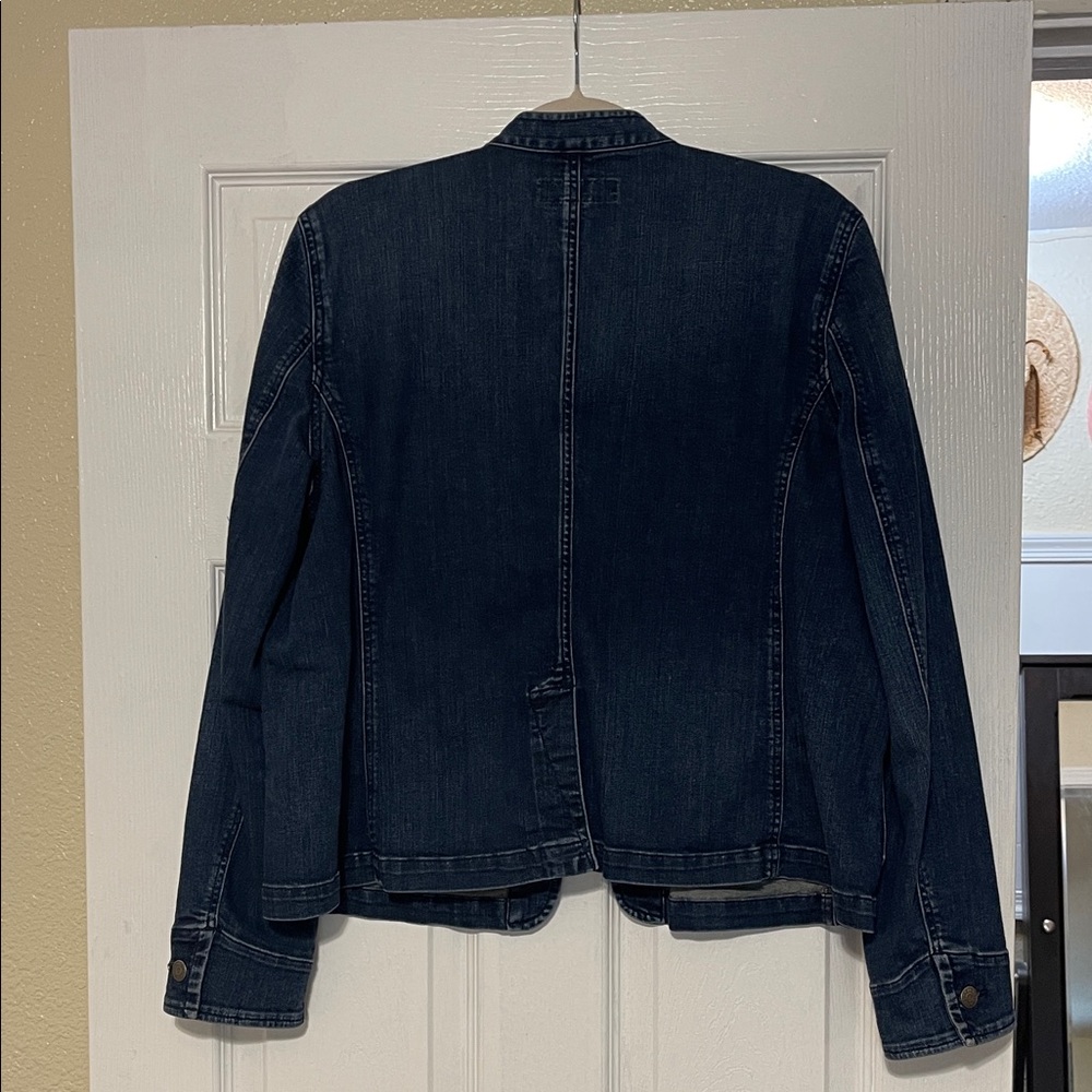 Ralph Lauren Dark Blue Denim Blazer Jacket - Picture 3 of 3